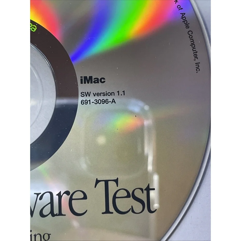 Apple Hardware Test‎ For Diagnosing Hardware Problems 2001 V1.1